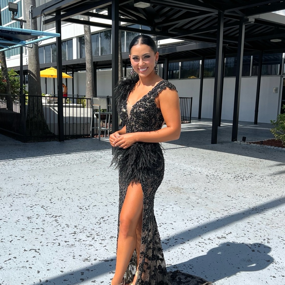 Elegant Black Evening Gown